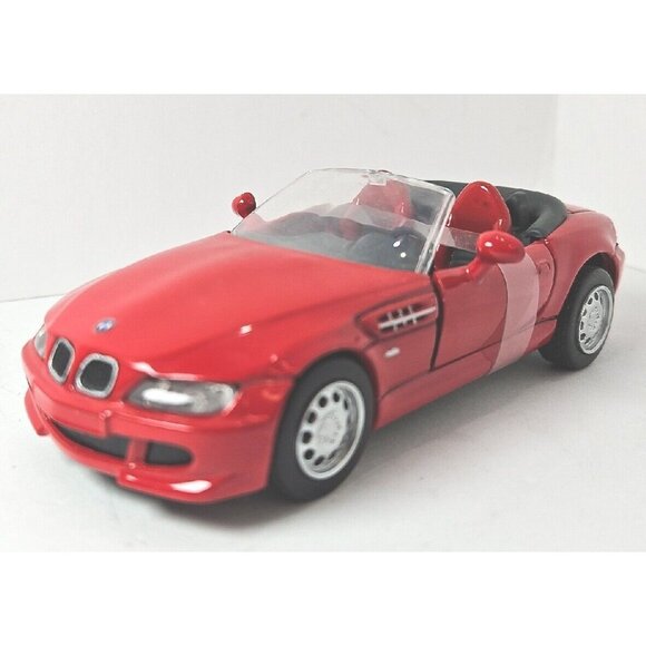 1998 BMW Z3M Roaster Convertible 1:32 Diecast Car Red New Ray - Picture 1 of 14